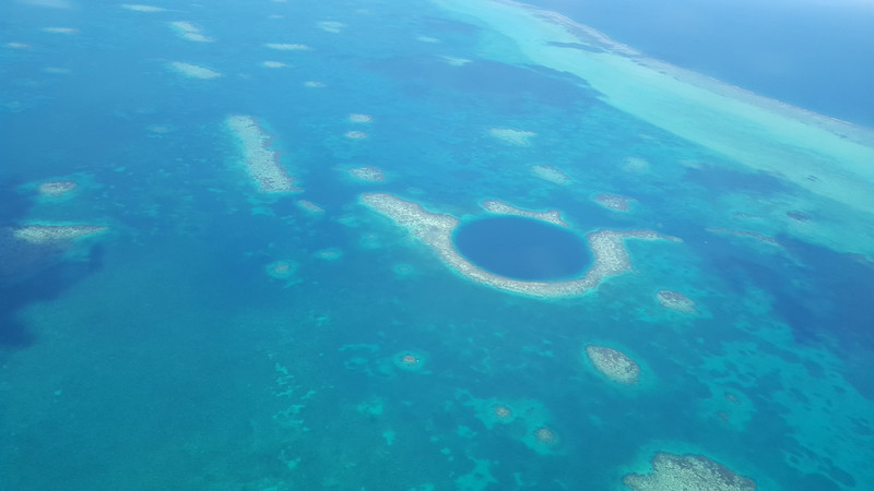 Blue Hole flight Caye Caulker Belize (210)