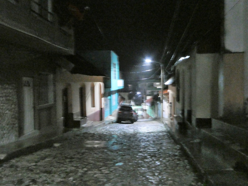 Flores Guatemala with some cobblestone roads