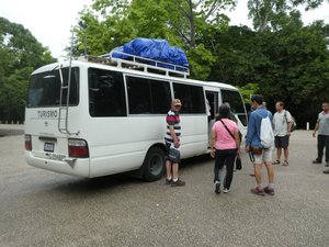 Tikal National Park Guatemala - the minibus