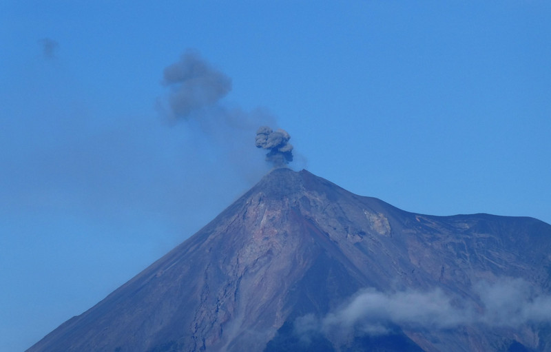 Active Fuego Volcano outside Antigua 