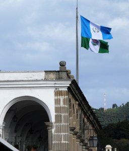 Antigua Guatemala flags