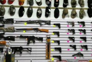 Antigua Guatemala - many guns seen
