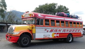 Bus Station in Antigua Guatemala  (1)