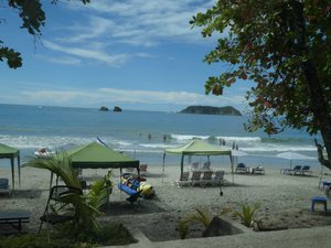 Our beach at Manuel Antonio Costa Rica just across the road