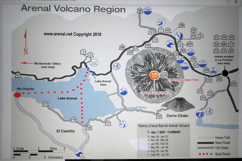 La Fortuna Map Costa Rica (6) | Photo