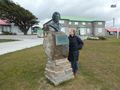 Port Stanley Falklands - Baroness Thatcher Memorial Bust