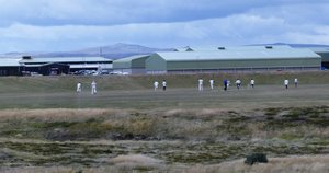 Port Stanley Falklands - cricket match