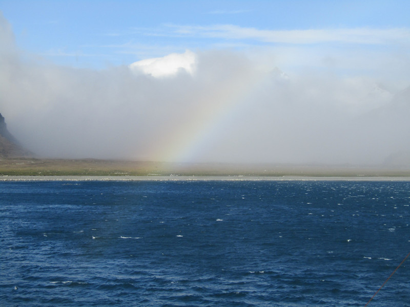 Bay of Isles - a rainbow to greet us
