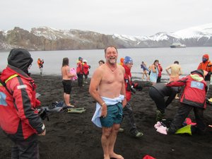 Icy swim at Pt Foster Deception island volcano (4)