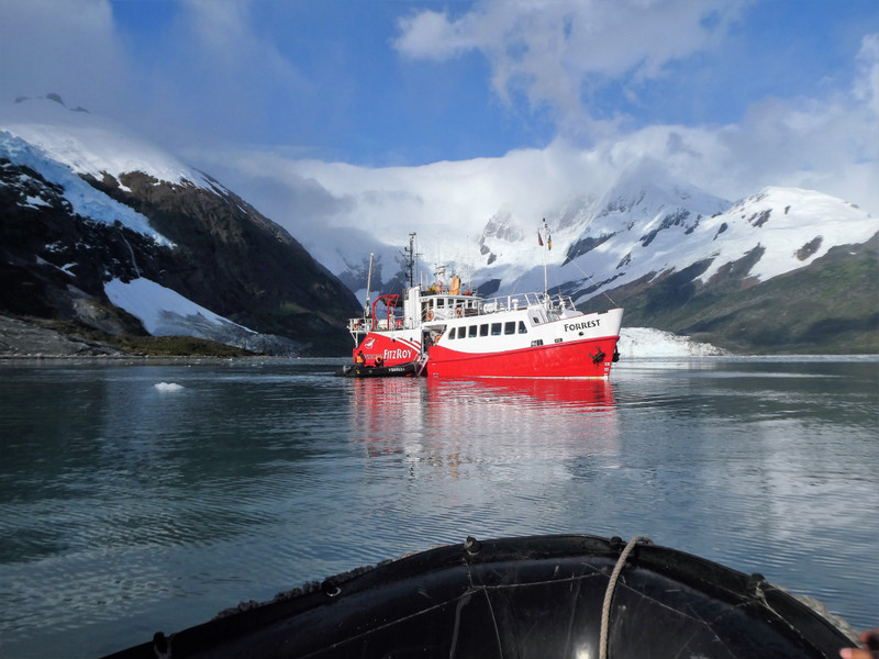 The M/V Forrest in the Brooks Fjord