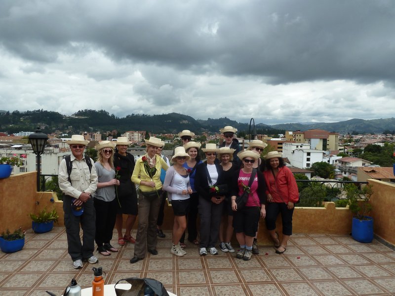 The group at Panama Hat Museum