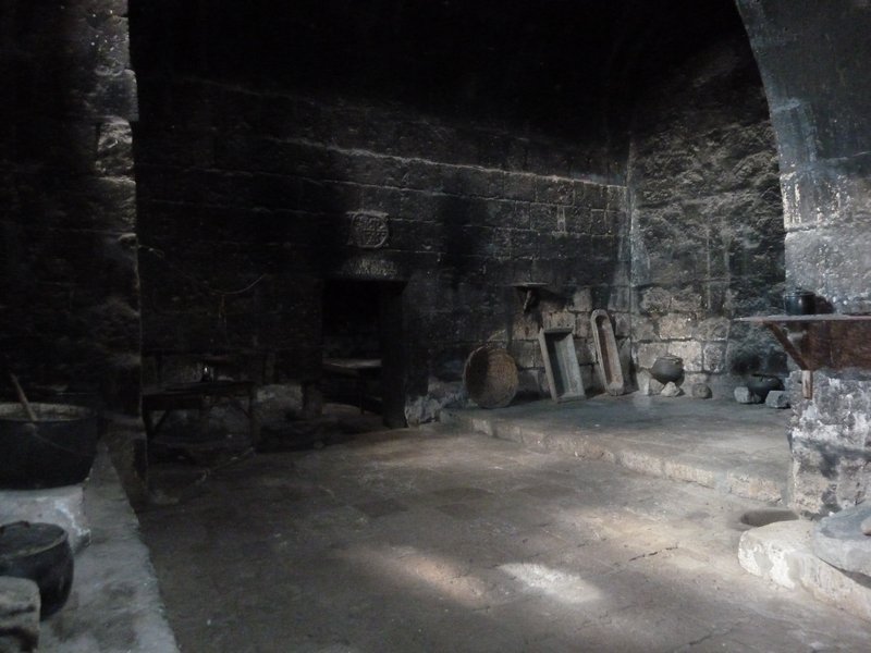 One of the kitchens in one of the nun's 'cells'