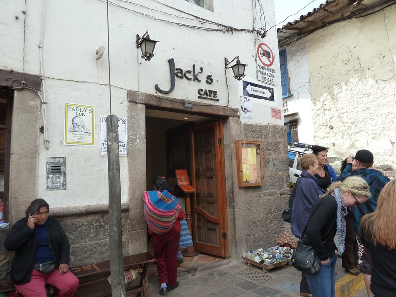 Jacks, our favourite restaurant in Cusco