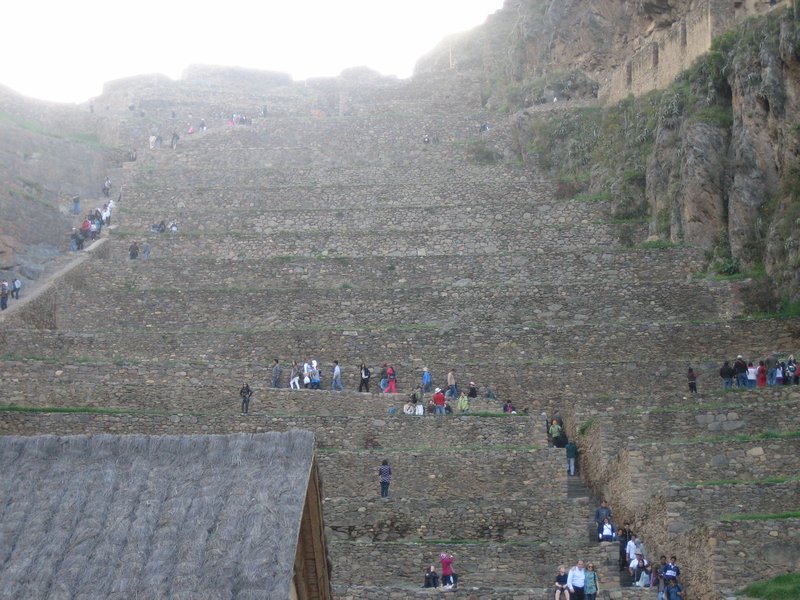 Inca site from Ollantaytambo