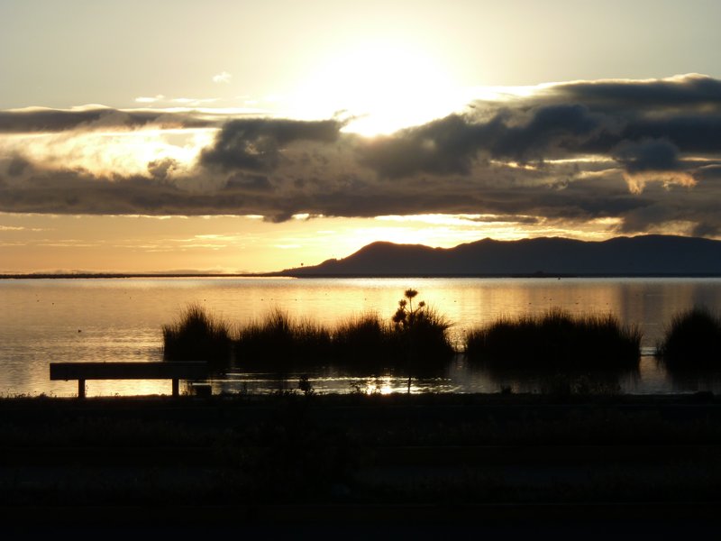 Sunrise when we were leaving Puno