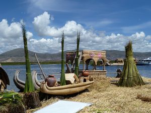 Boat made from reeds