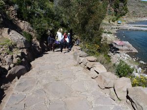 Steps on Taquile Island