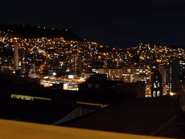 A view of La Paz from our hotel room