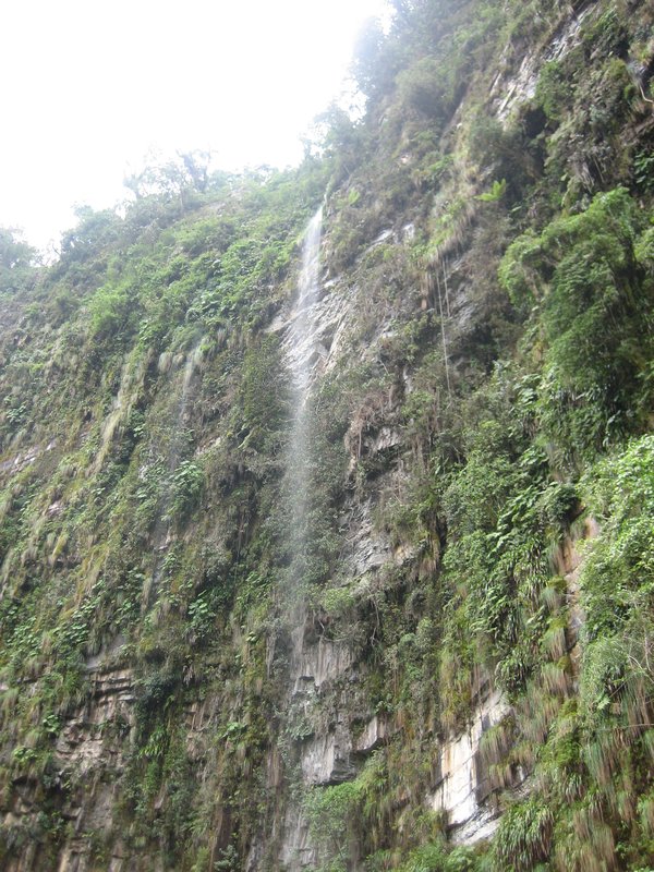 Top of waterfall