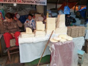 Cheese in the market