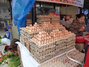 Eggs in Sucre Market
