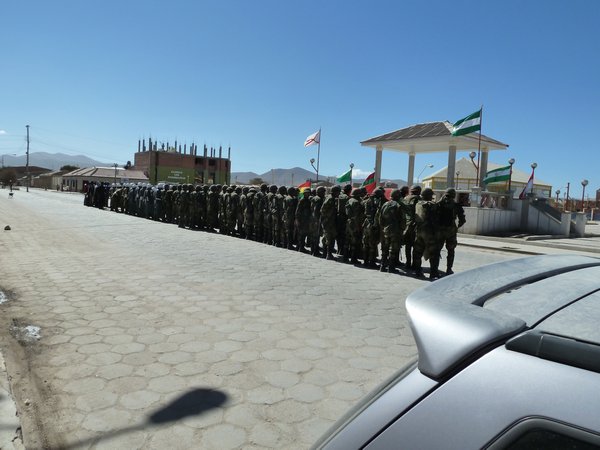 Army & Police in Uyuni