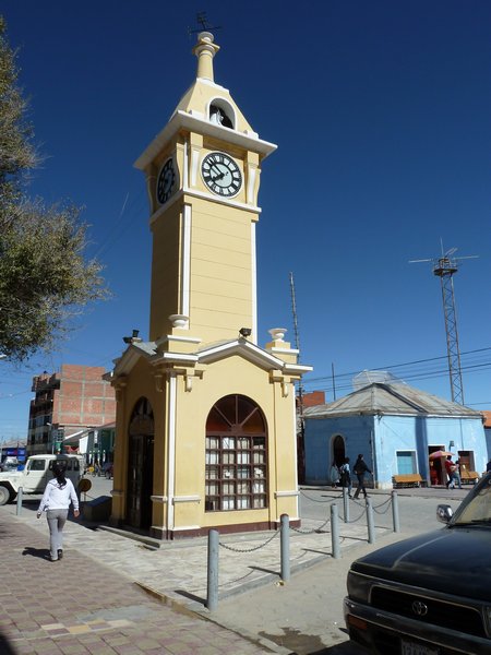 Clock tower Uyuni