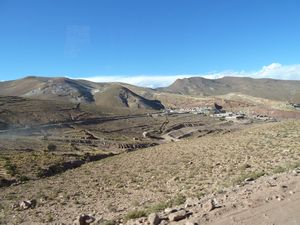 Changing scenery from Salar to Chile border 6