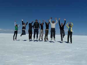 Our group on Salar