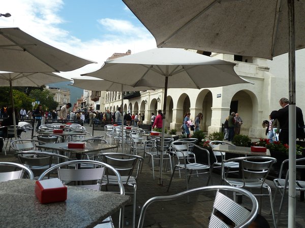 Salta Plaza outside dining