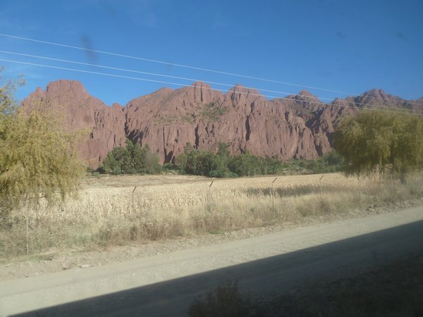Scenery from train to Salta