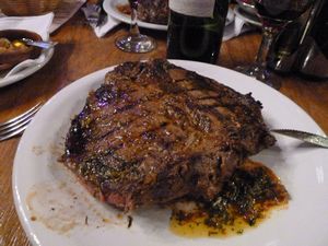 Pam's 2nd Argentina steak!!