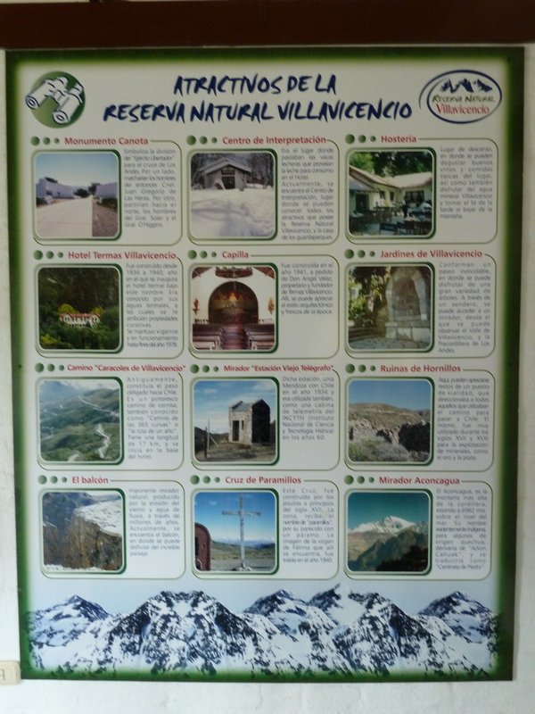 Villavicencio National Park features