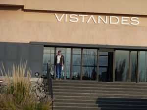 Tom at Vistandes Winery which is 10 years old