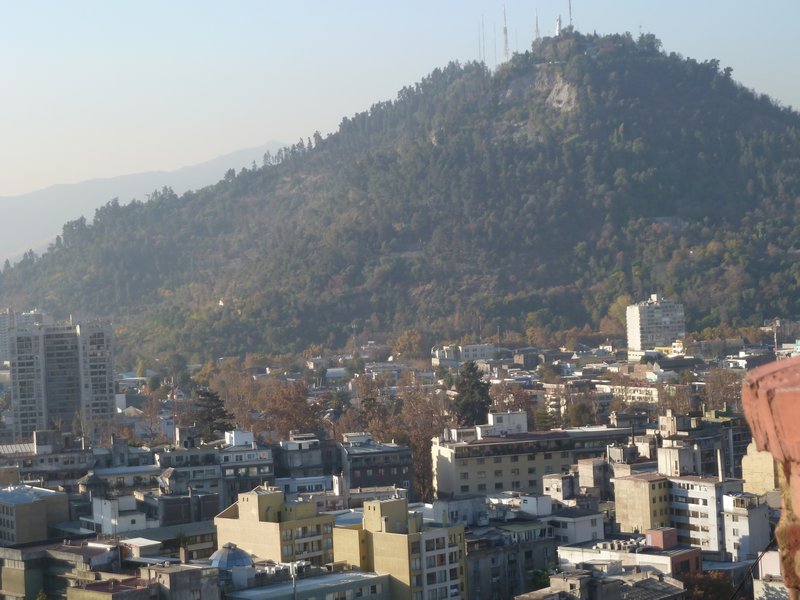 Cerro Santa Lucia view