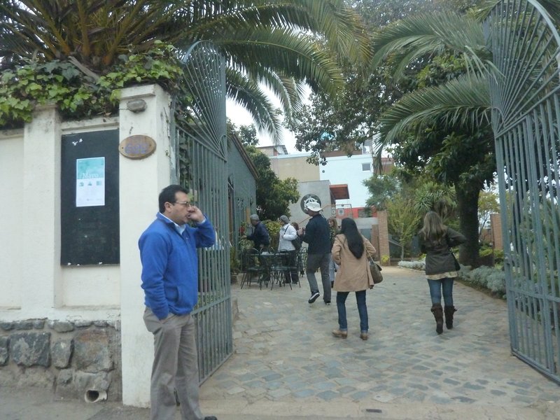 Valparaiso, entry to Poet Museum