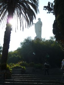 San Cristobal Statue