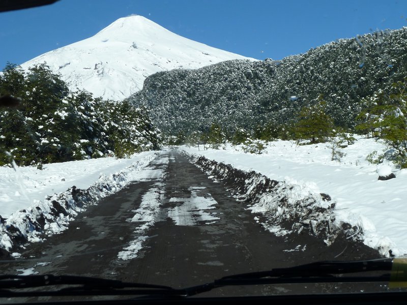 On way to volcano caves, Volcano Villarrica (9)