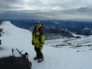 Pams climb of active Volcano Villarrica, Pucon, Chile (23)