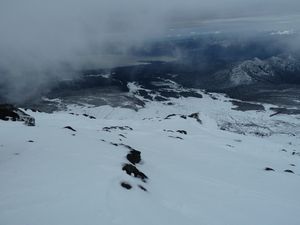 Pams climb of active Volcano Villarrica, Pucon, Chile (25)