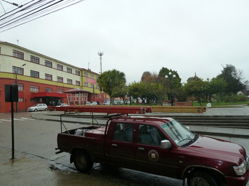 Ancud Plaza del Armas - Fire Station