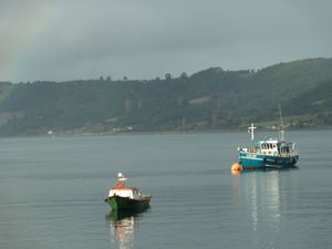 Isla Quinchao harbour