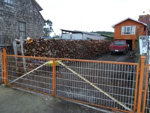 Isla Quinchao wood pile
