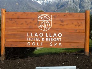 Llao Llao Hotel sign