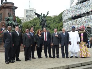 International and local dignitaries in San Martin Square (3)