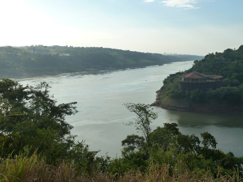 HitoTres Fronteras where Iguazu and Parana Rivers meet - see Brazil Paraguay and Argentina boarder (6)