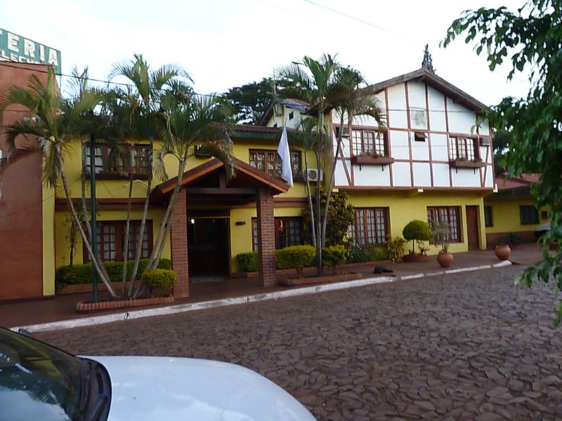 One of many hotels in Puerto Iguazu