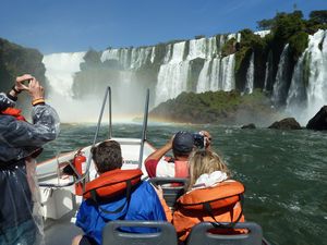 Iguazu Falls Argentina - our speedbpat ride