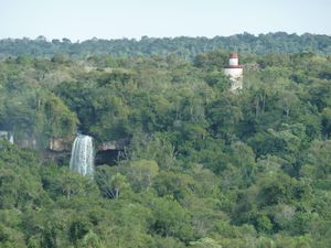 Iguacu Falls Brazil - looking over to Argentina Park
