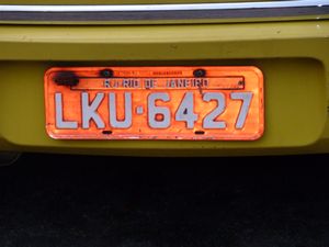 Rio number plate